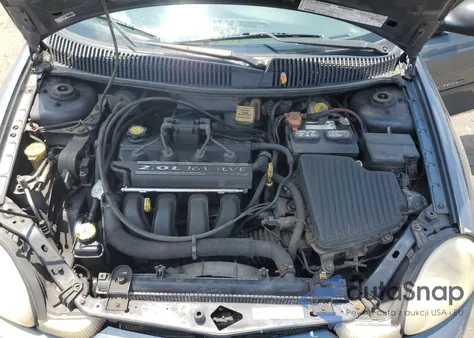 2001 Dodge Neon Se z USA, uszkodzony, nr VIN 1B3AS46C71D109140